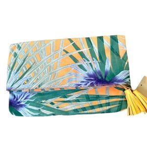 Kimichi Blue UO clutch with tassel NWT